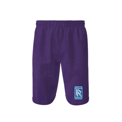 Men’s Rolls Royce Motorsport Car Athletic Fleece Shorts