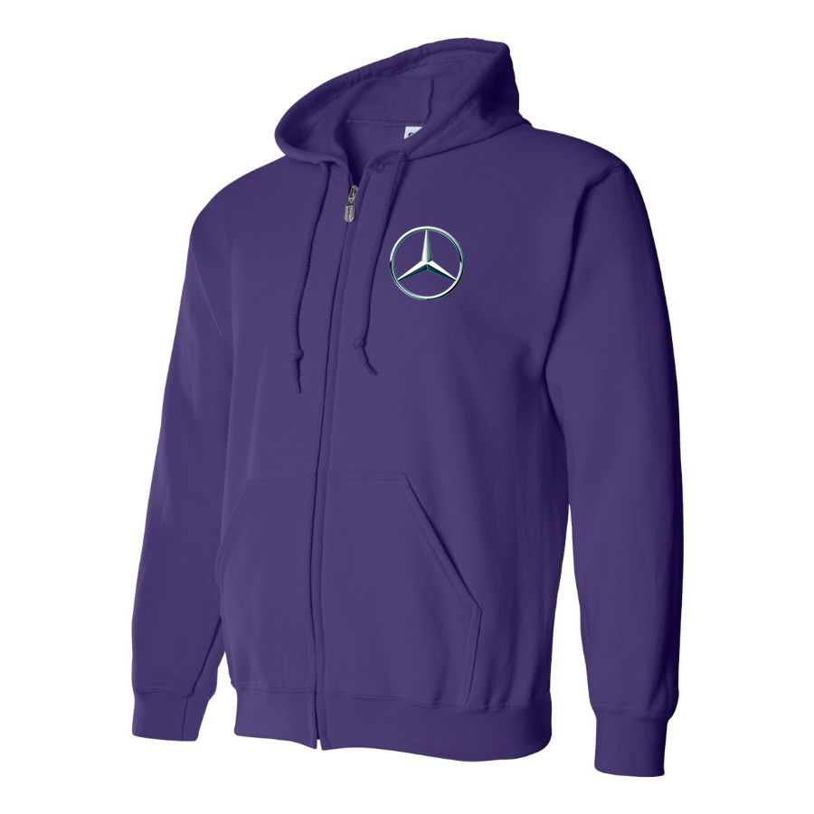 Men's Mercedes-Benz New Car Zipper Hoodie