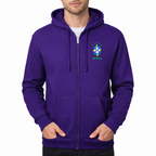 Men's Brasil National Soccer Team Zipper Hoodie
