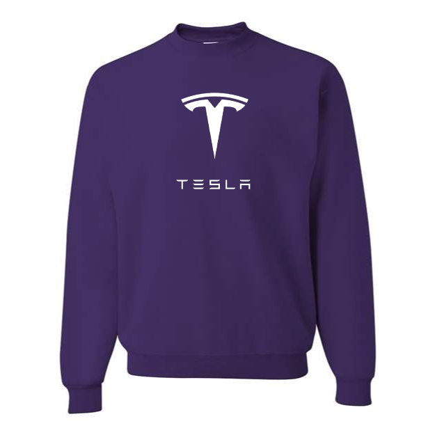 Men’s Tesla Motorsports Car Crewneck Sweatshirt