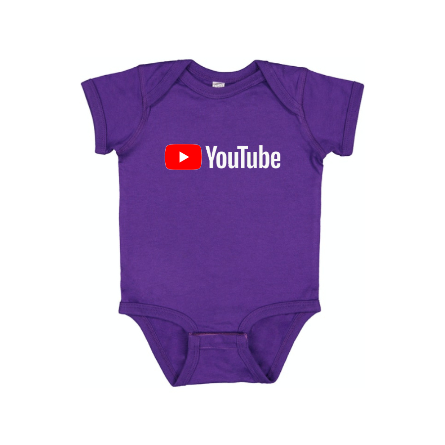 YouTube Social Video Steaming Baby Romper Onesie