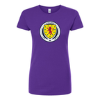 Women's Scotland National Soccer Team Round Neck T-Shirt