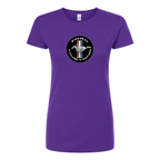Women’s Ford Mustang Motorsport Car Round Neck T-Shirt