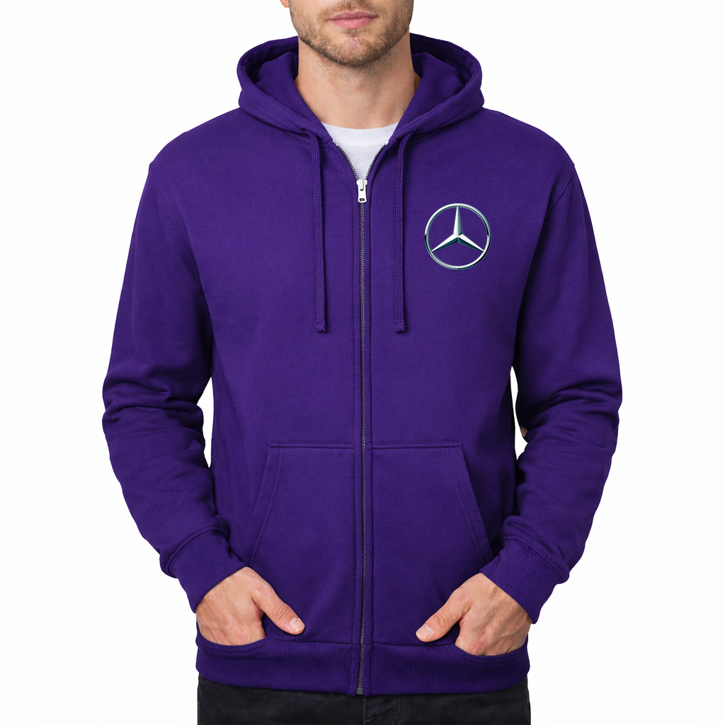 Men's Mercedes-Benz New Car Zipper Hoodie