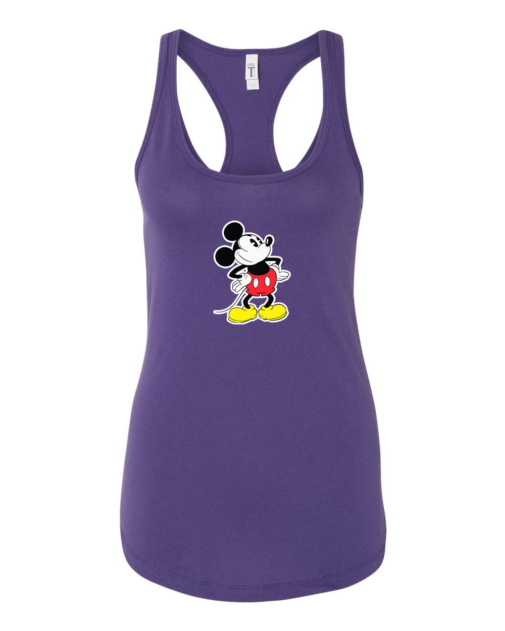 Women's Mickey Mouse Cartoon Racerback Tank Top