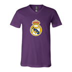 Men’s Real Madrid Soccer  - BELLA + CANVAS - Jersey V-Neck Tee - 3005