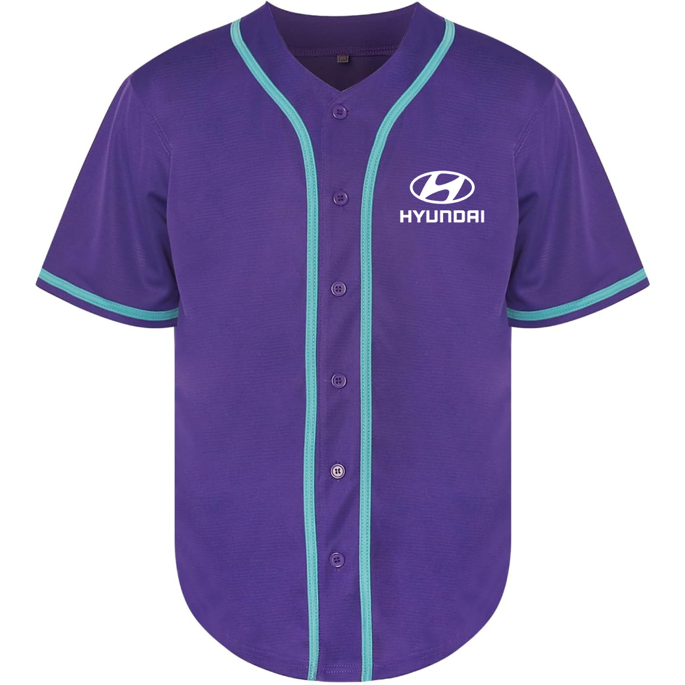 Men’s Hyundai Car Baseball Jersey