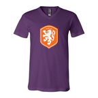 Men’s  Netherlands National Soccer Team  - BELLA + CANVAS - Jersey V-Neck Tee - 3005