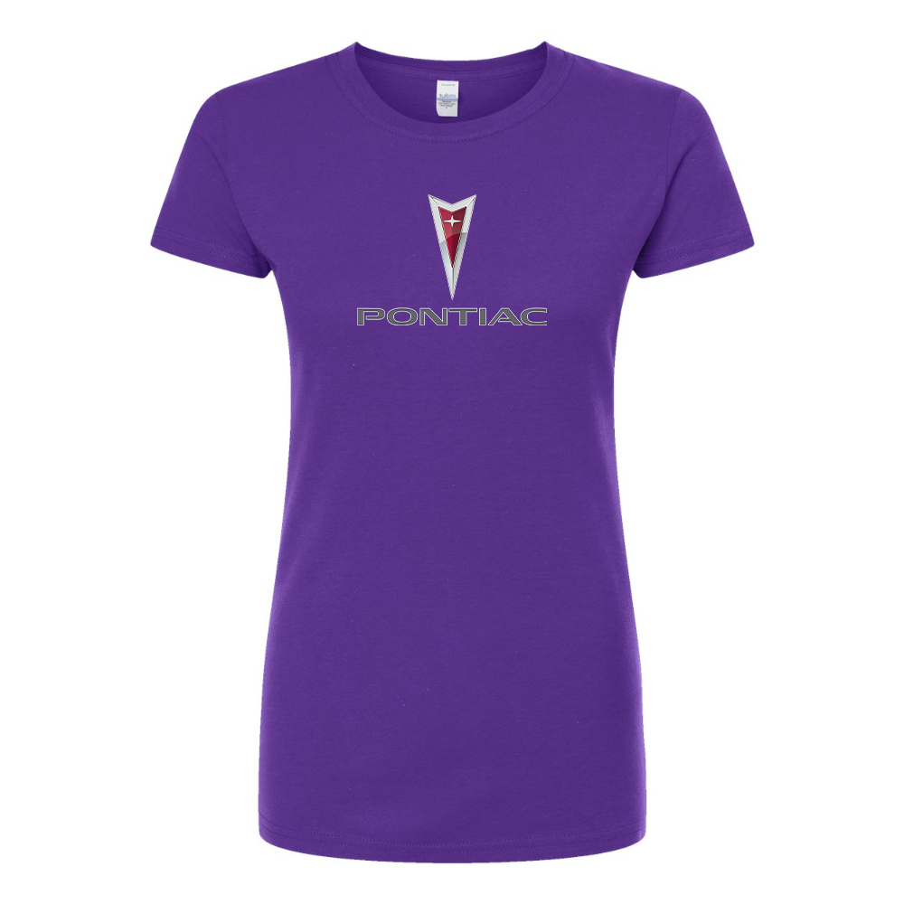 Women’s Pontiac Car Round Neck T-Shirt