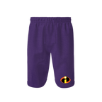 Men's The Incredibles Cartoon Athletic Fleece Shorts
