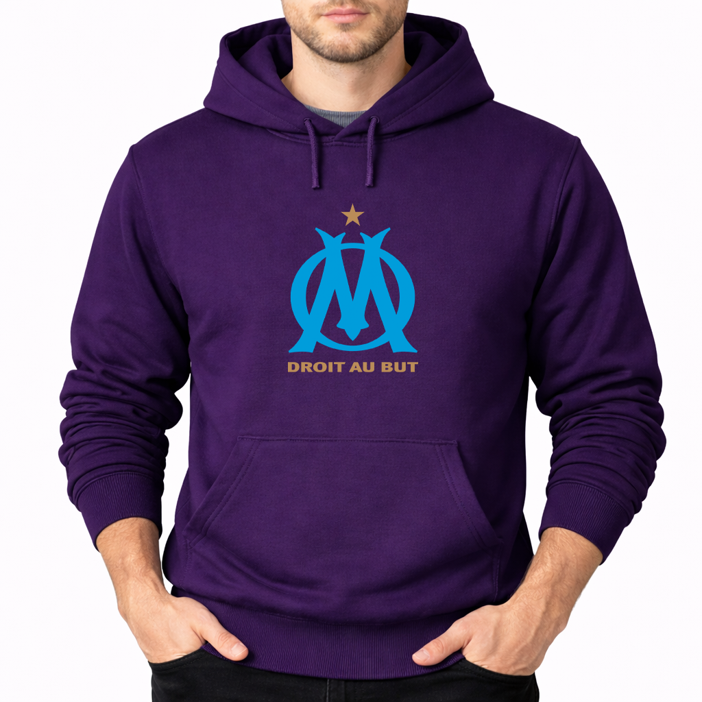 Men's Olympique de Marseille FC Pullover Hoodie