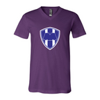 Men’s  Monterrey FC  - BELLA + CANVAS - Jersey V-Neck Tee - 3005
