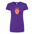 Women's AS Monaco FC Round Neck T-Shirt