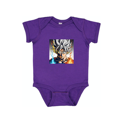 Goku Fire Dragon Ball Z Cartoon Baby Romper Onesie