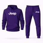 Men's Jeep Car  Hoodie Joggers Set