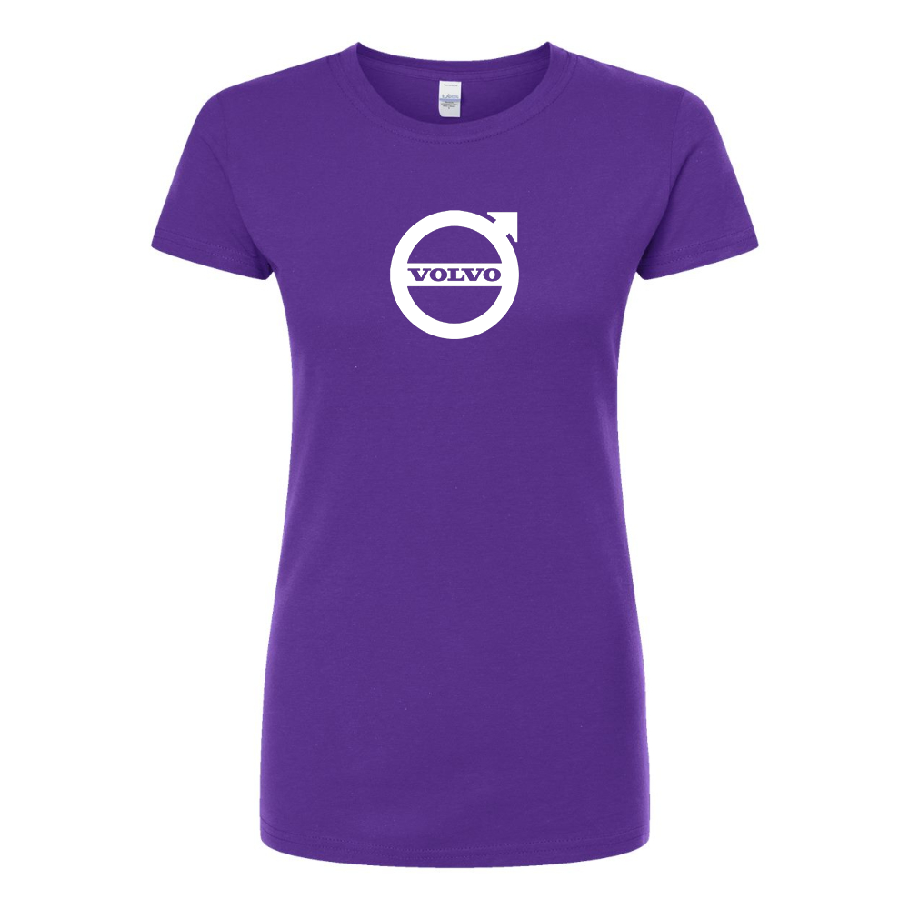 Women’s Volvo Car Round Neck T-Shirt