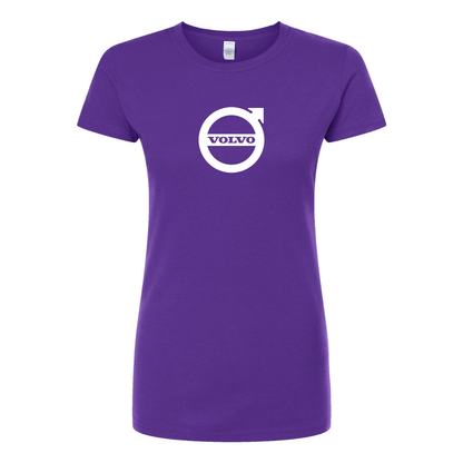 Women’s Volvo Car Round Neck T-Shirt