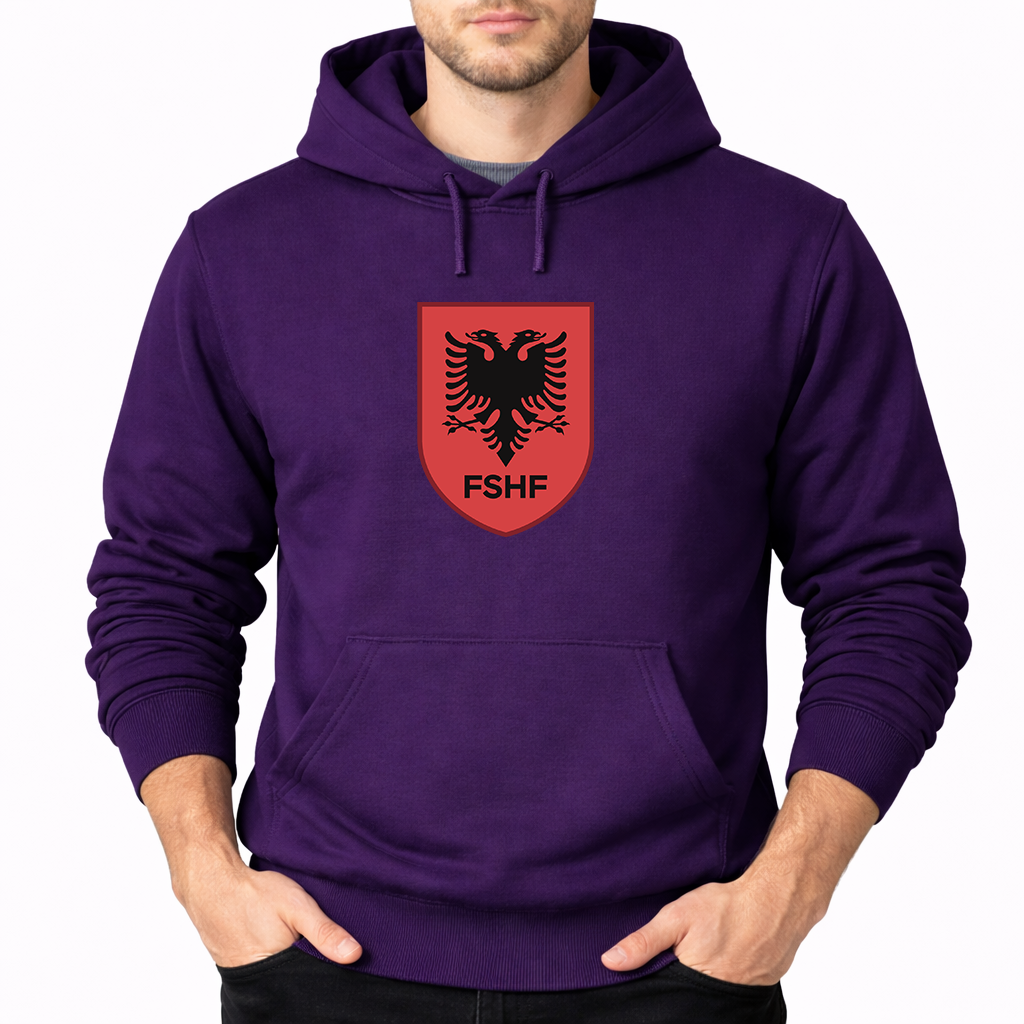 Men's Albania National Soccer Team Pullover Hoodie