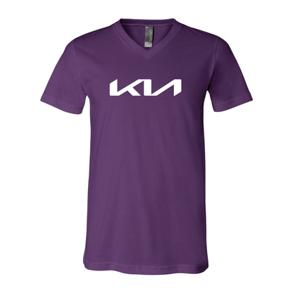 Men’s Kia Car - BELLA + CANVAS - Jersey V-Neck Tee - 3005