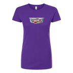 Women’s Cadillac Car Round Neck T-Shirt