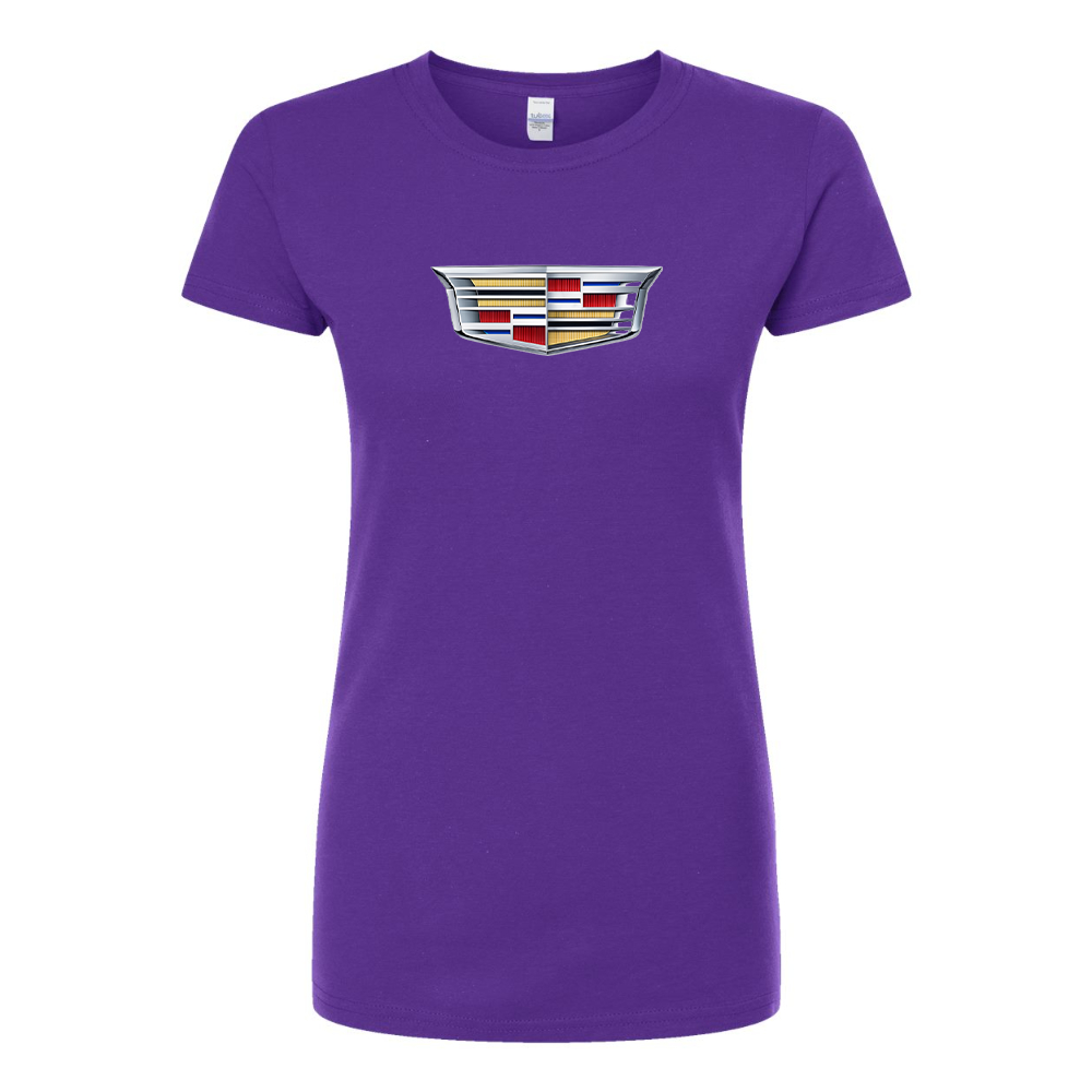 Women’s Cadillac Car Round Neck T-Shirt