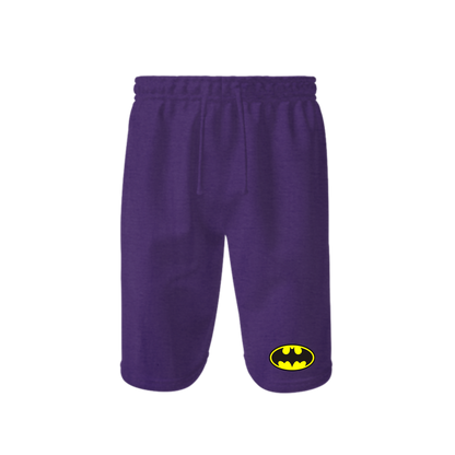 Men's DC Comics Batman Superhero Athletic Fleece Shorts