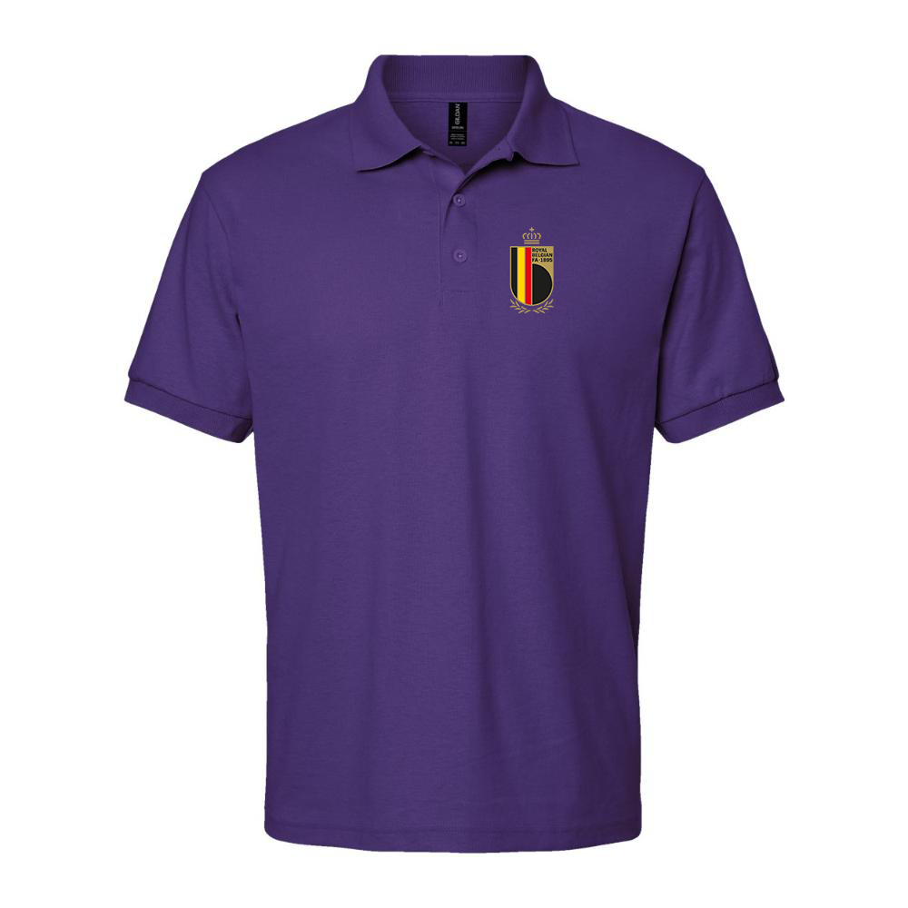 Men's Belgium National Soccer Team Dry Blend Polo