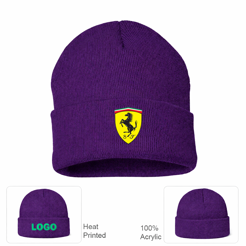 Ferrari Motorsport  Car Beanie Hat