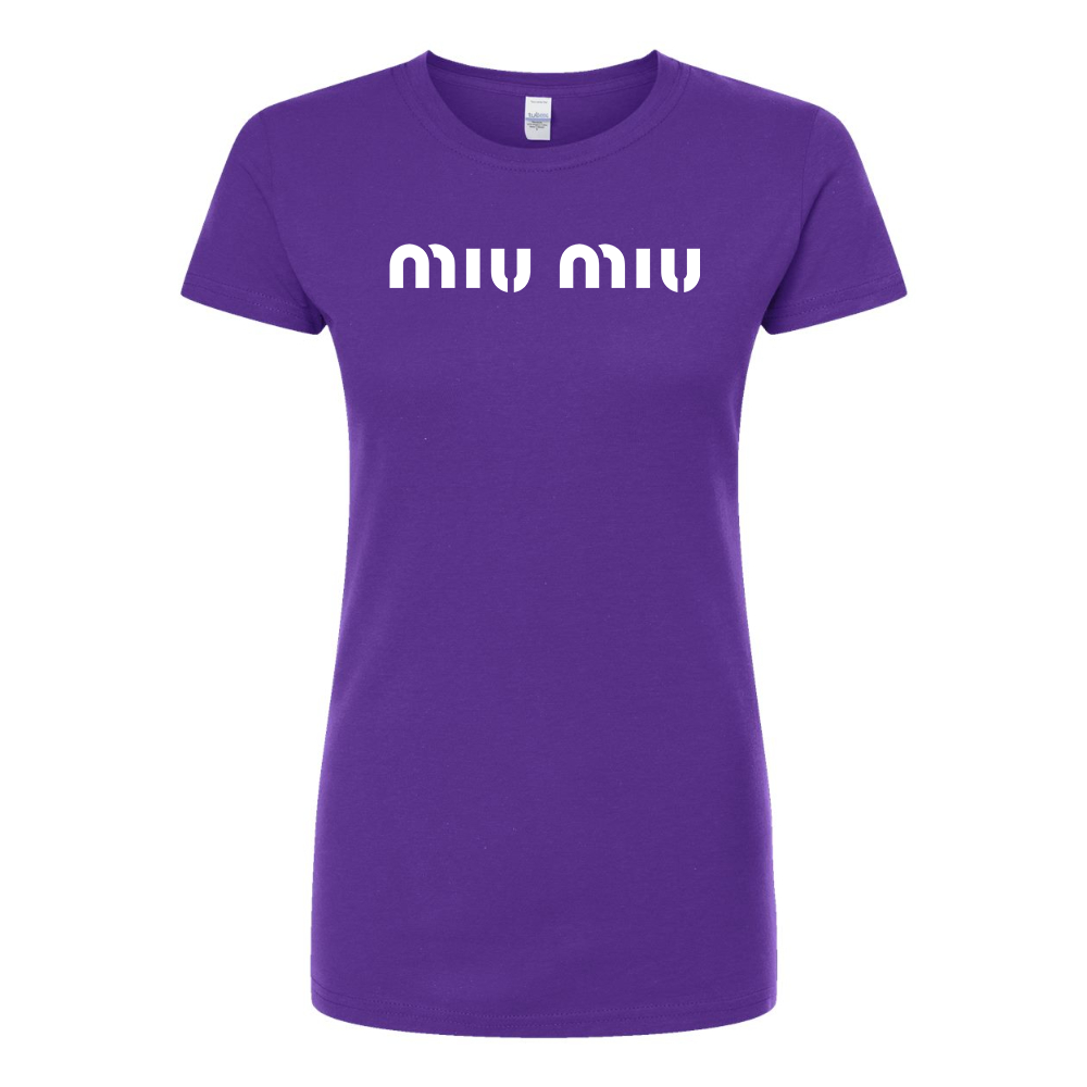 Women's Miu Miu Round Neck T-Shirt