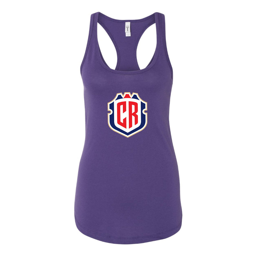 Women's Costa Rica National Soccer Team Racerback Tank Top