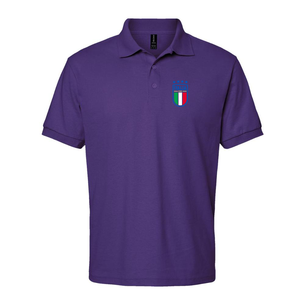 Men's Italy National Soccer Dry Blend Polo