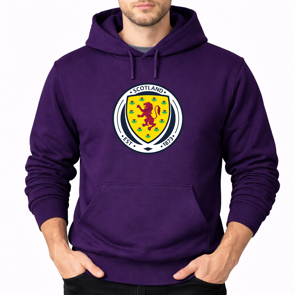 Men's Scotland National Soccer Team Pullover Hoodie