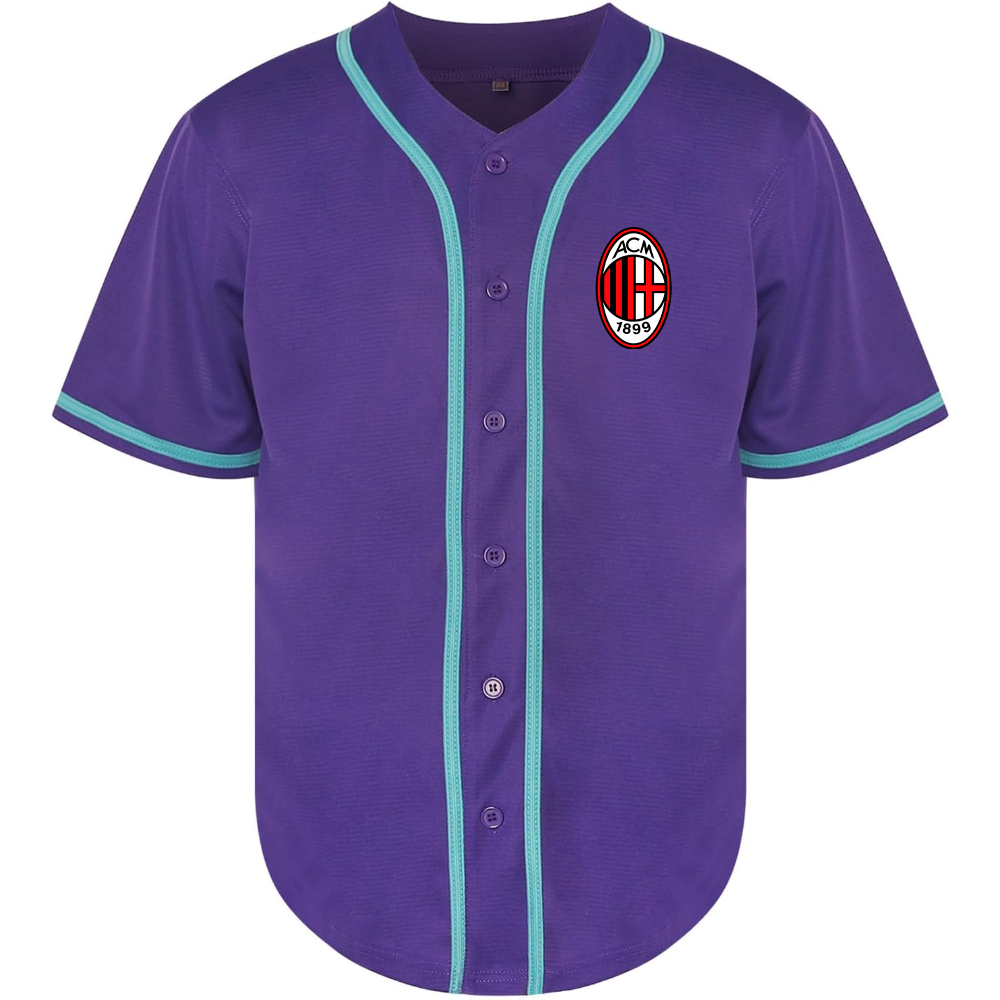 Men’s AC Milan Soccer Baseball Jersey