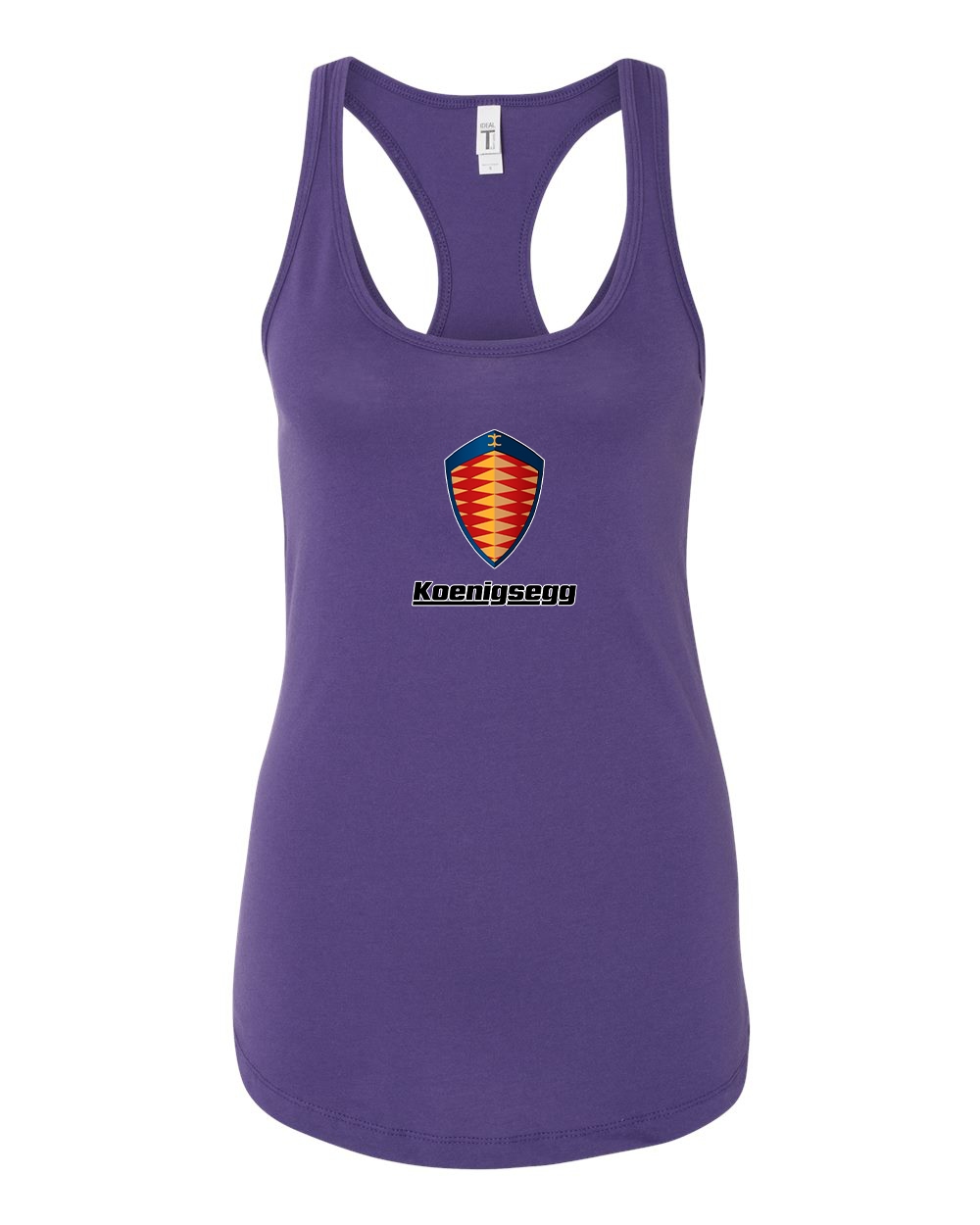 Women's Koenigsegg Car Racerback Tank Top