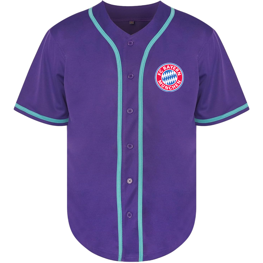 Men's F.C. Bayern Munchen Soccer Baseball Jersey