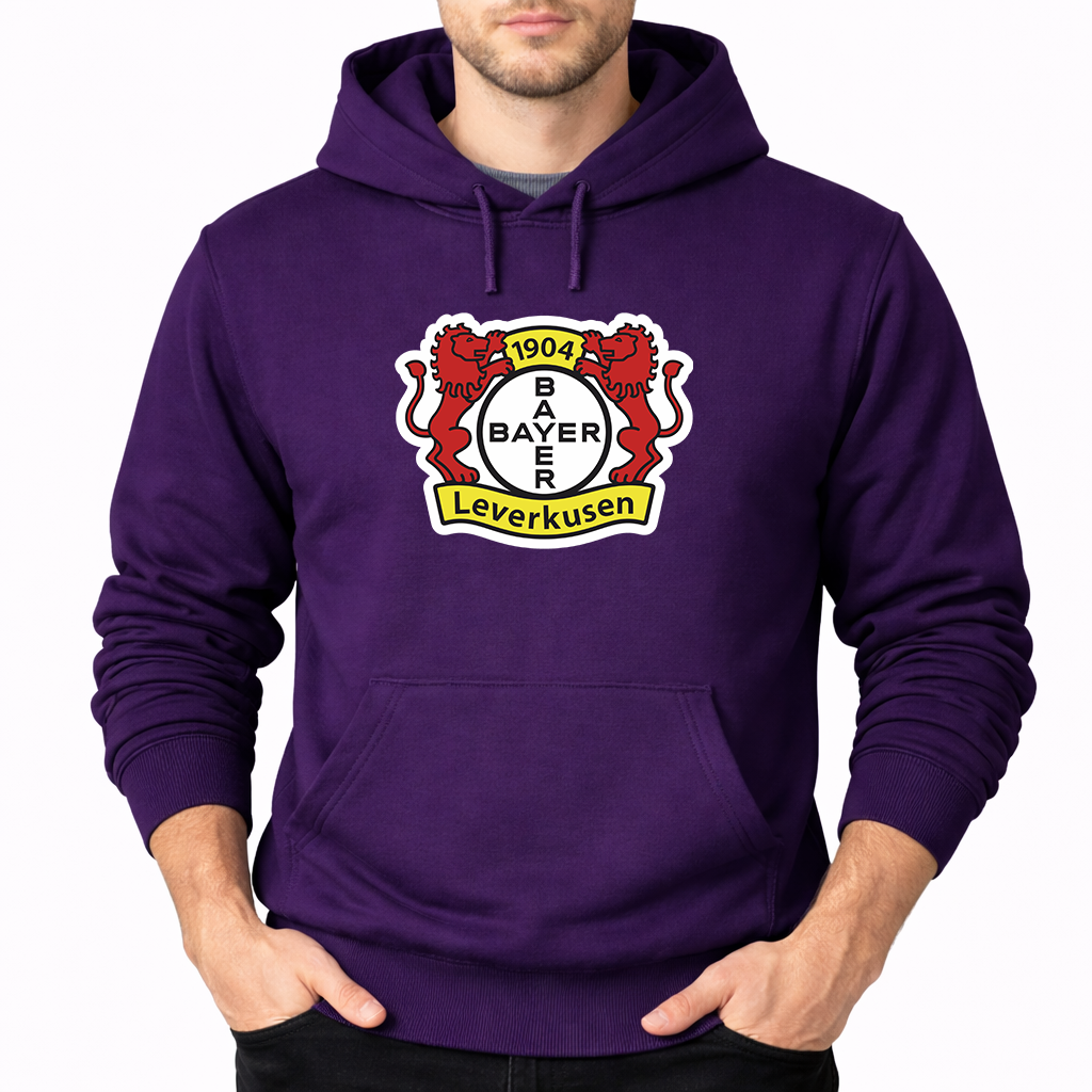 Men's Bayer Leverkusen FC Pullover Hoodie