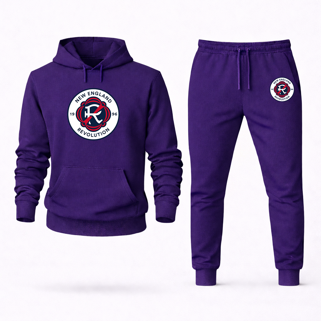 Men's New England Revolution FC Hoodie Joggers Set