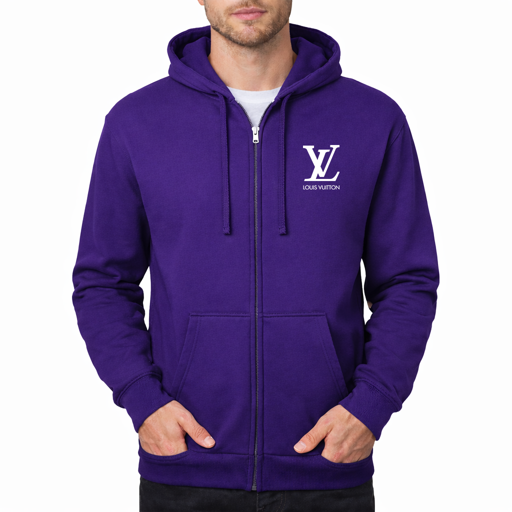 Men's Louis Vuitton Zipper Hoodie