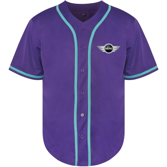 Men’s Mini Cooper Car Baseball Jersey