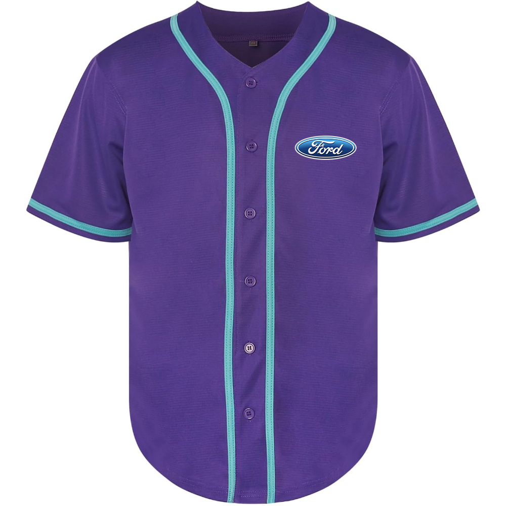 Men’s Ford Car Baseball Jersey