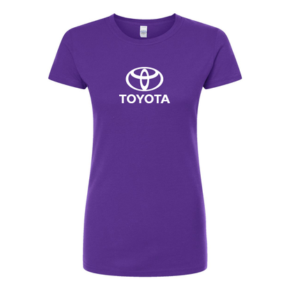 Women’s Toyota Motorsport Car Round Neck T-Shirt