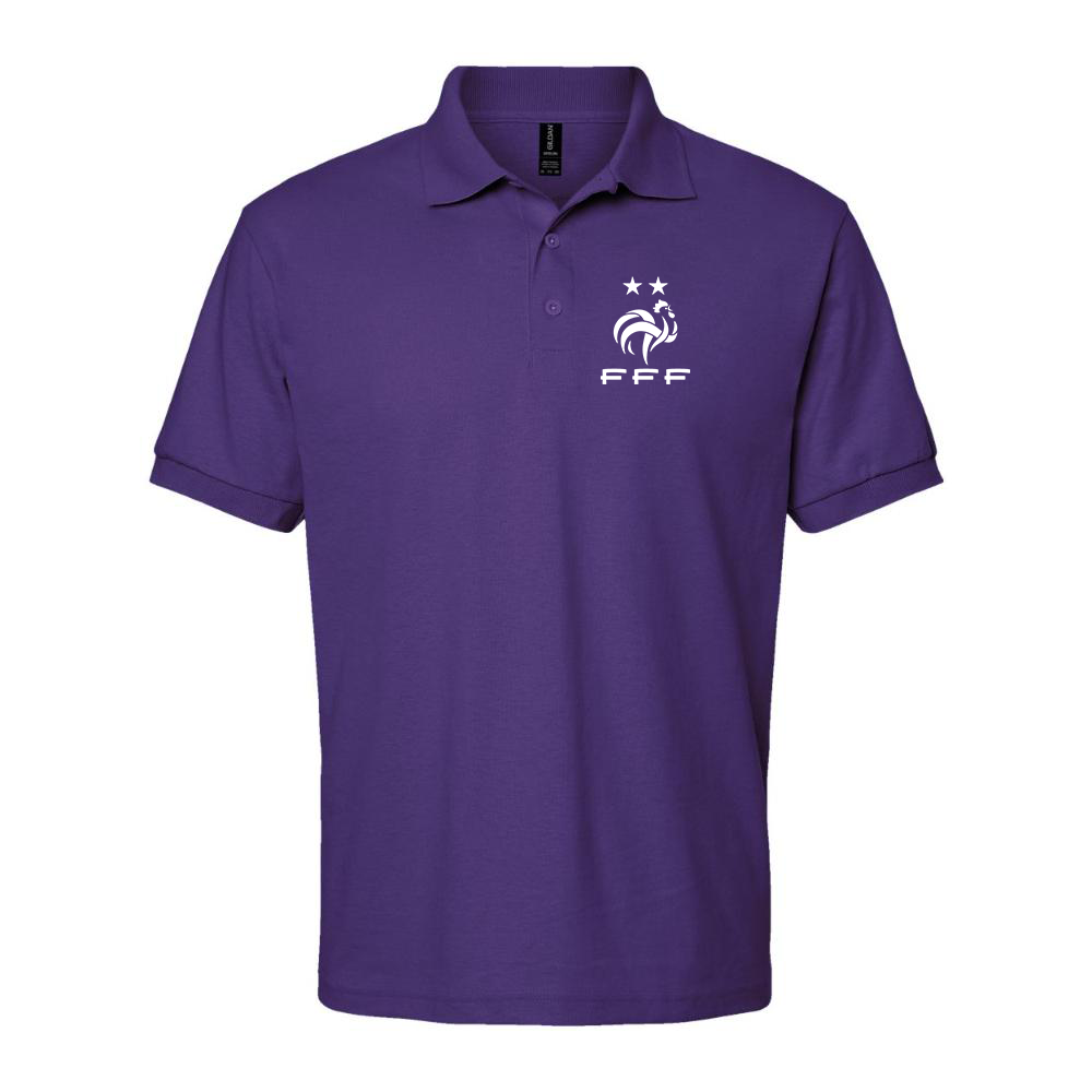 Men's France Soccer Dry Blend Polo