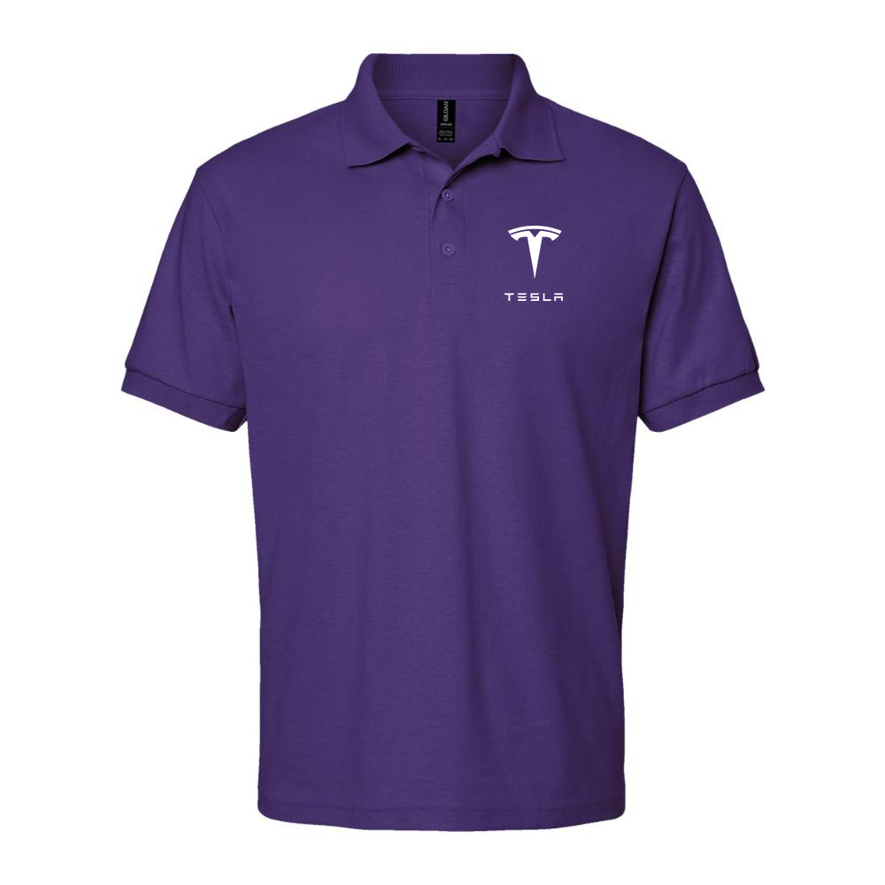 Men’s Tesla Motorsports Car Dry Blend Polo