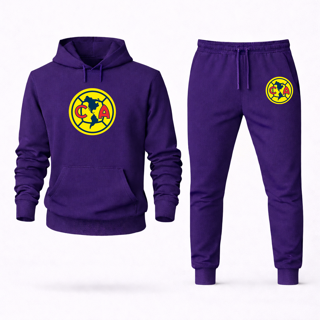 Men's Club America Football Hoodie Joggers Set