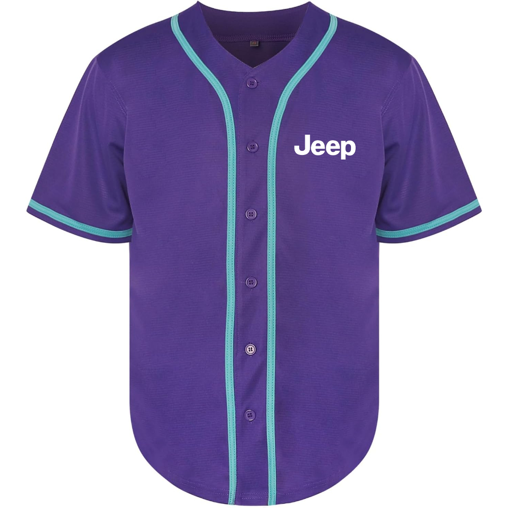 Men’s Jeep Car Baseball Jersey