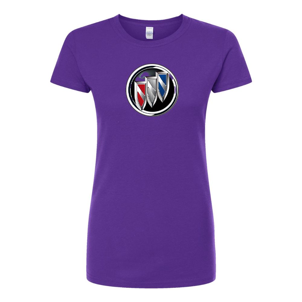 Women’s Buick Motorsports Car Round Neck T-Shirt