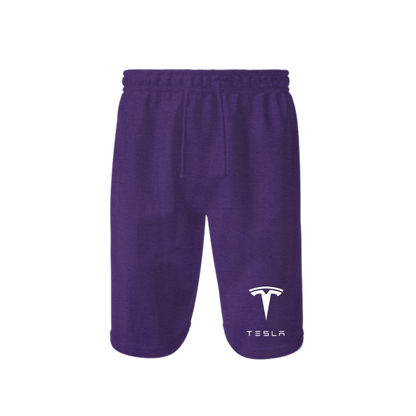 Men’s Tesla Motorsports Car Athletic Fleece Shorts