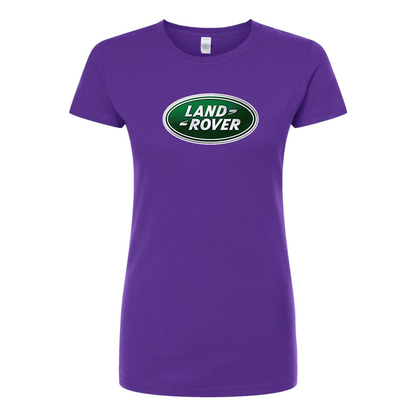 Women’s Land Rover Car Round Neck T-Shirt