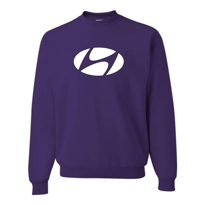 Men's Hyundai New Logo Car  Crewneck Sweatshirt