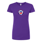 Women's Chile National Soccer Team  Round Neck T-Shirt